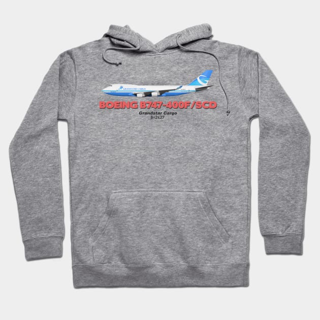 Boeing B747-400F/SCD - Grandstar Cargo Hoodie by TheArtofFlying